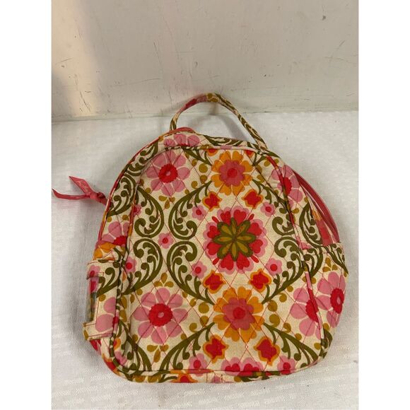 Vera bradley pink insulated lunch bag 10"x10" - Picture 2 of 7